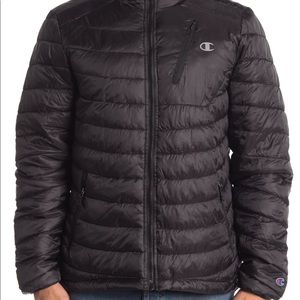 Champion Packable Puffer Jacket Black